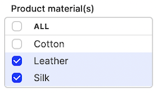 ProductMaterialMulti